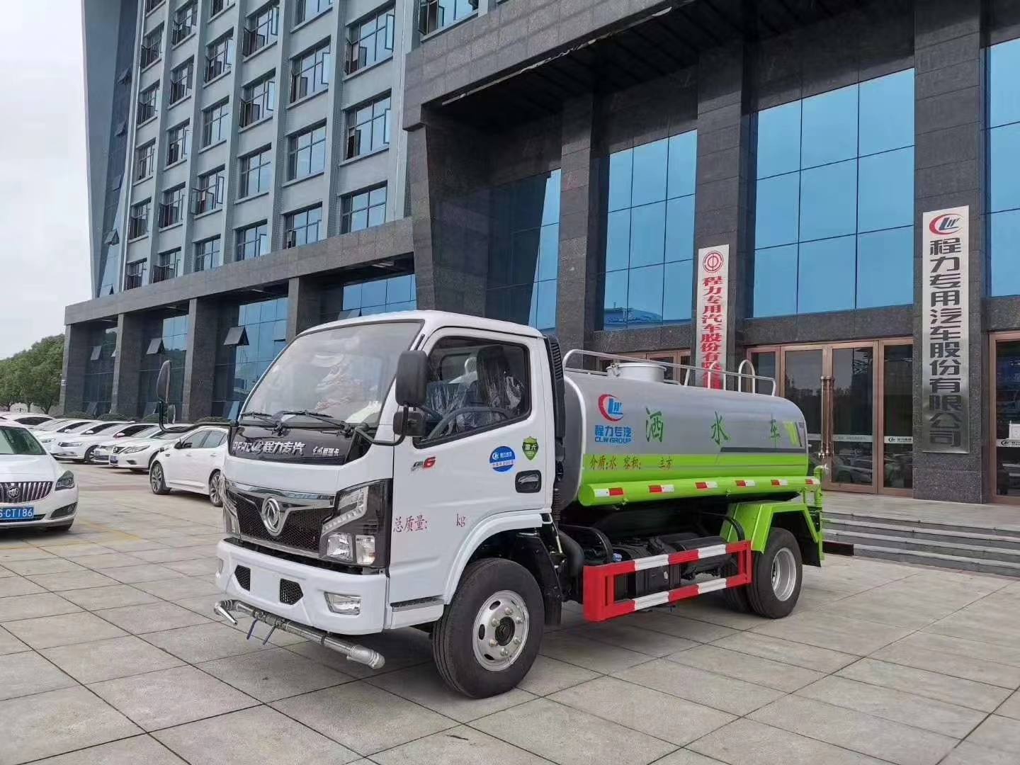 國六東風5方灑水車