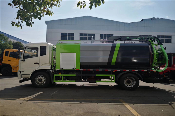 國六云內185馬力東風多利卡12方清洗吸污車