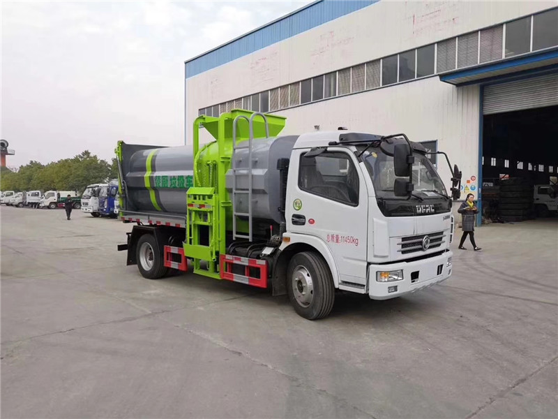 東風大多利卡壓縮垃圾車解決了垃圾運輸過程中的二次污染的問題