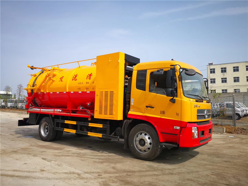 東風天龍前四后八清淤市政工程搶險車配備高穿透性能的進口噴頭