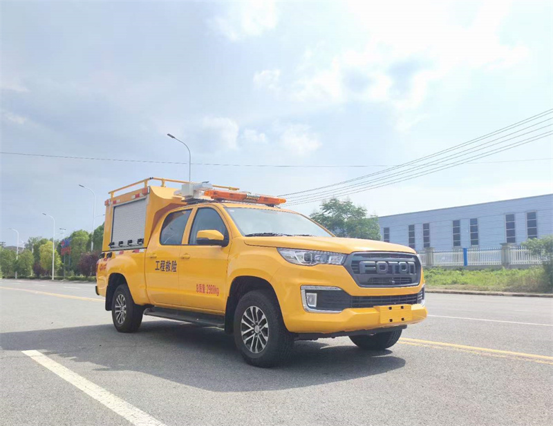 福田四驅(qū)皮卡工程應(yīng)急搶險救險車   