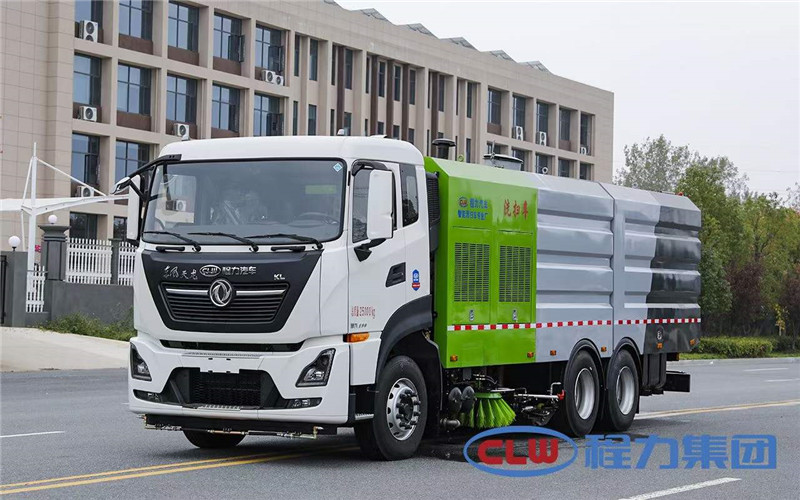 國六東風(fēng)天龍后雙橋洗掃車